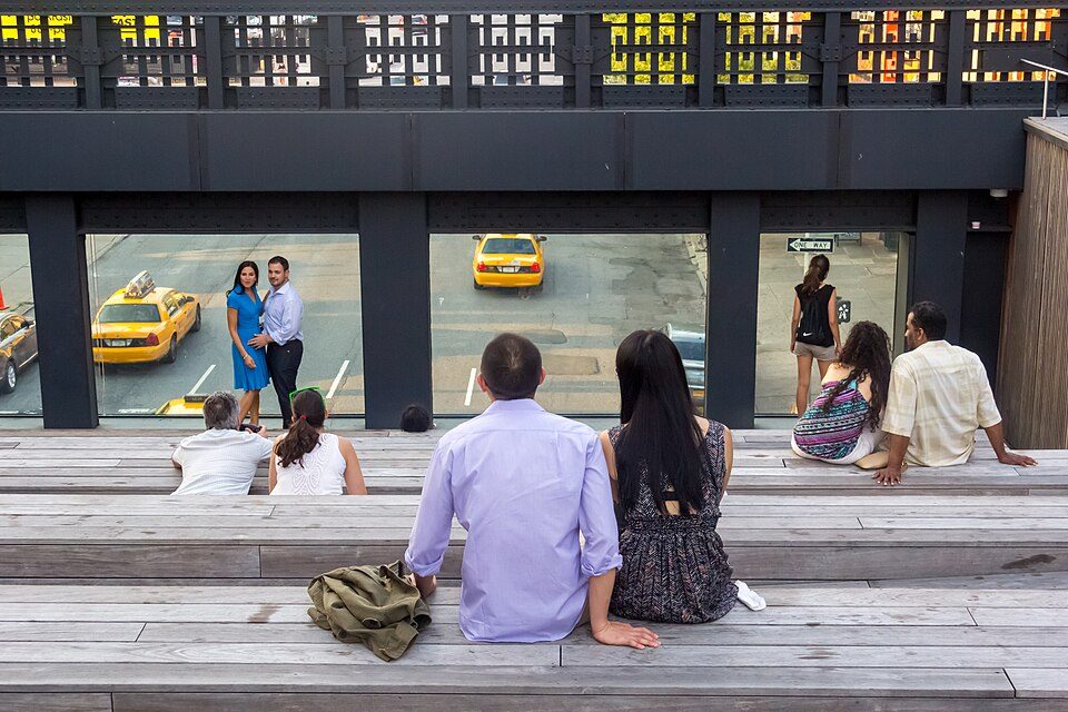 The High Line: a former railway reimagined as a place to walk.